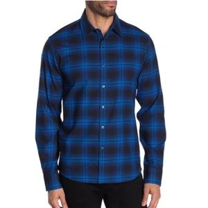 NWT Michael Kors Slim Fit Flannel Sz M